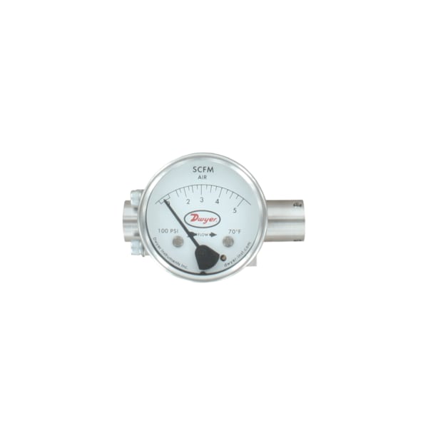 Range 0-25 GPH, water calibration, 1/4in npt
